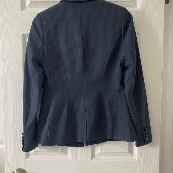 NWT Willow & Thread Blue Pin-strip Blazer - Picture 6 of 10